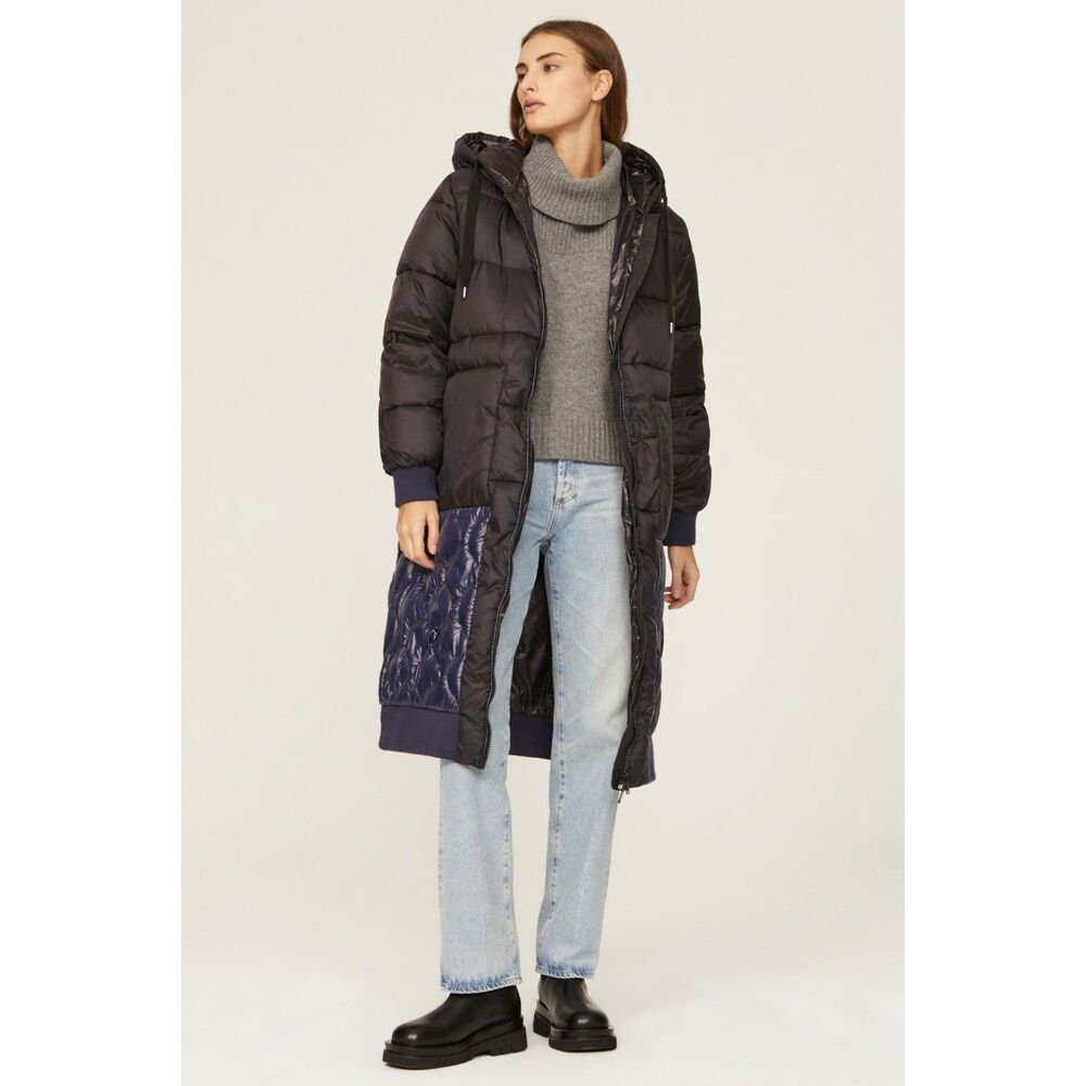OOF Long Quilted Puffer Coat